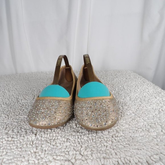 Style & Co. Gold with Sparkles  Flats Women's Shoes Size 6M - Picture 8 of 9